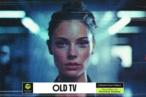 Old TV Photo Effec