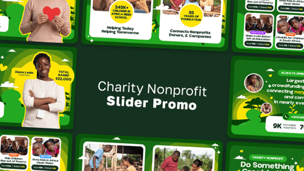 Charity Nonprofit Slider Promo