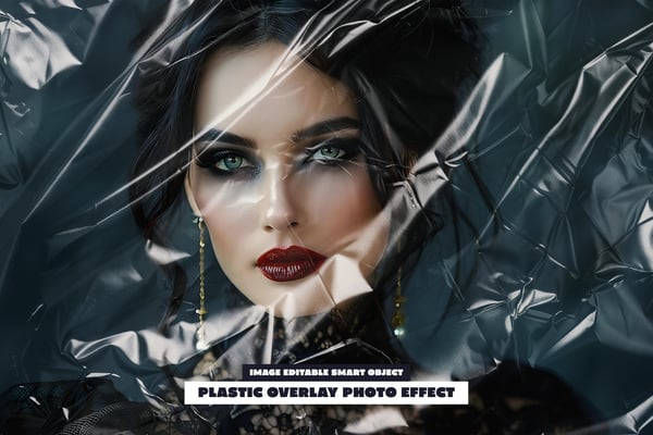Plastic Overlay Photo Effect