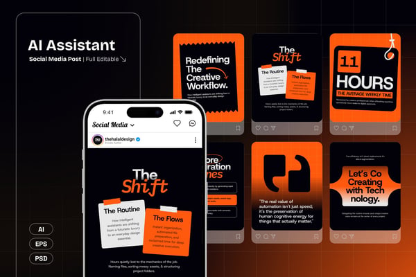 AI Assistant - Instagram Post