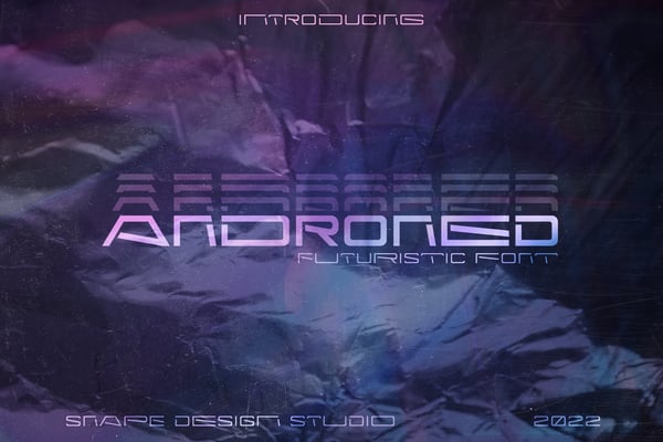 Androned – Futuristic Font