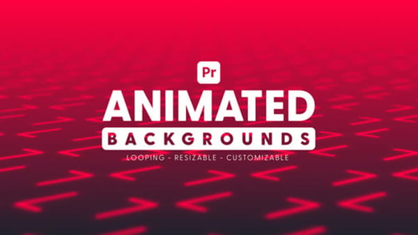 Animated Backgrounds for Premiere Pro - Abstract Motion Background Loop Pack