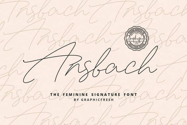 Ansbach | The Feminine Signature