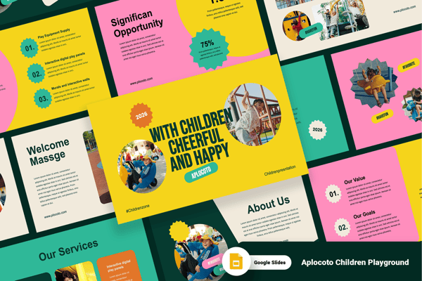 Aplocoto – Children Playground Google Slides