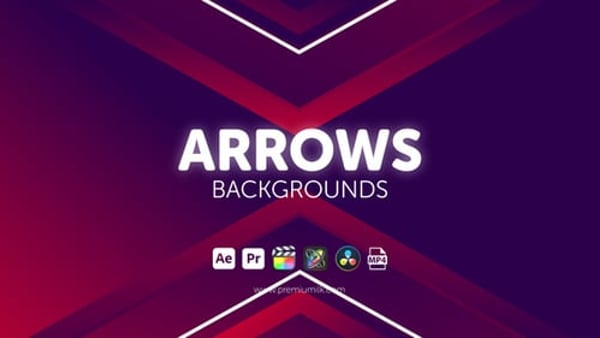 Arrows Backgrounds - Direction Motion Graphics Animation Pack