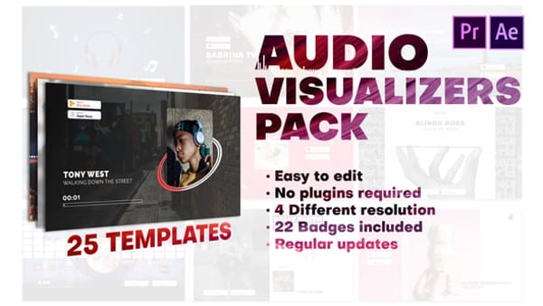 Audio Visualizers Pack for Premiere Pro