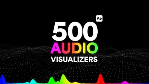 Audio Visualizers Pack - Music Spectrum Audio React Motion Graphics Pack