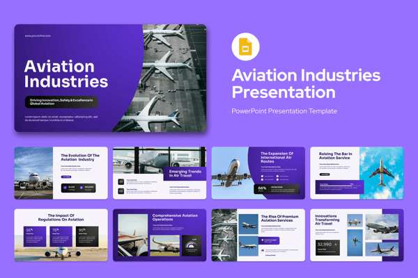 Aviation Industries Google Slides
