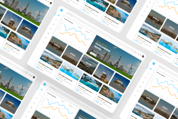 Travel Dashboard UI Kit