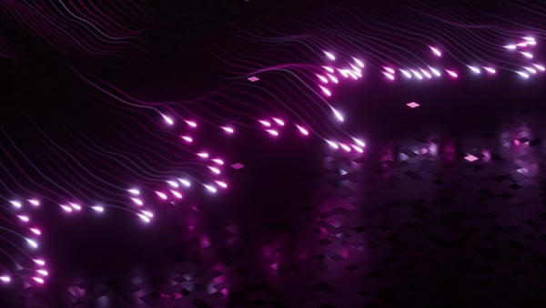 Powerful Light Trails VJ Loop