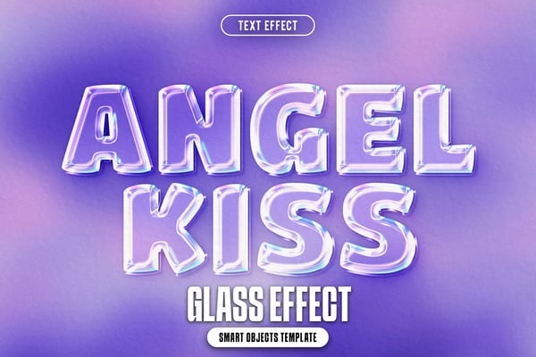 Glass Text Effect