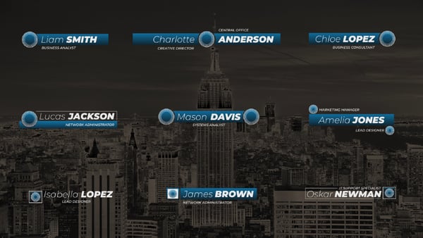 Modern Lower Thirds DaVinci Resolve Template. 05