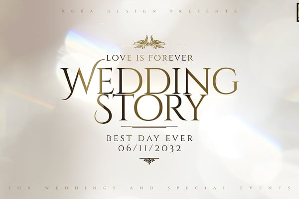 Wedding Story | Slideshow 4K