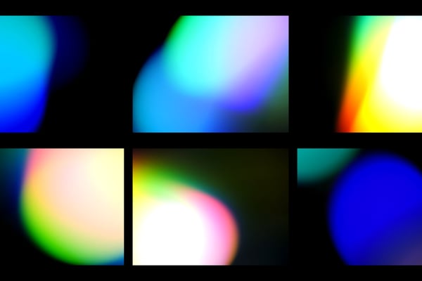 Prismatic Dispersion Of Colorful Light Leaks Pack 4K
