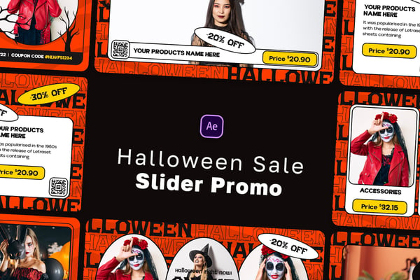Halloween Sale Slider Promo