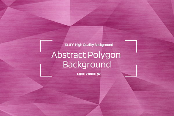 Abstract Pink Polygon Background Collection