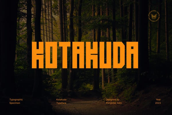 Kotakuda Bold Display Typeface