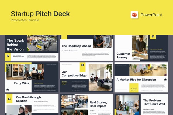 Startup Pitch Deck PowerPoint Template