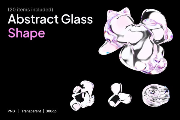 Abstract Glass Shape