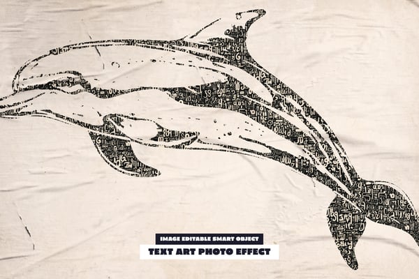 Text Art Photo Effect