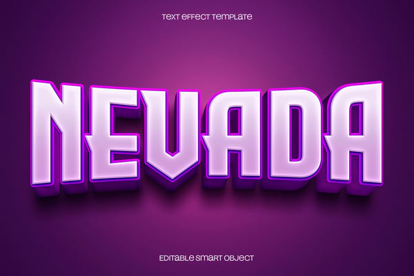 Nevada Text Effect