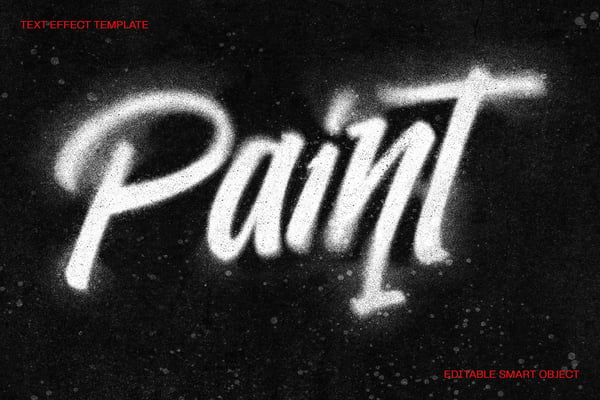 Spray Text Effect