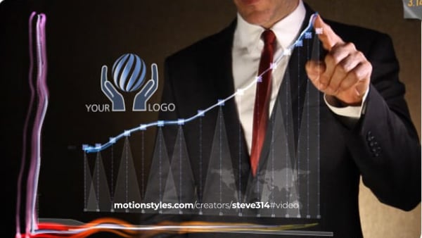 Business Chart - Logo Intro