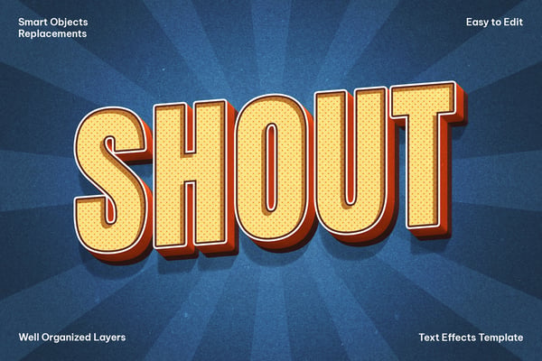 Retro Vintage Text Effect