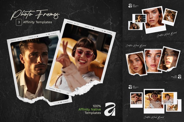 Photo Frames Affinity Templates