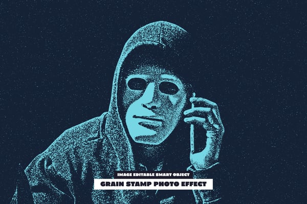 Grain Stamp Photo Effect