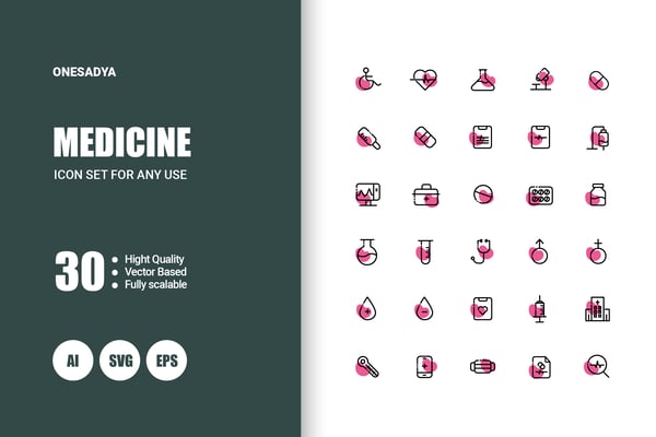 Medicine Icons – Healthcare & Medical Icon Collection