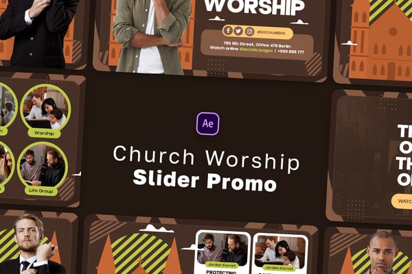 Church Worship Slider Promo
