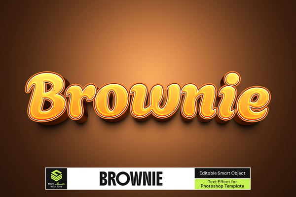 Brownie Text Effect