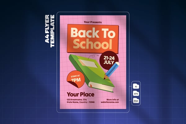 Back To School - Flyer Template