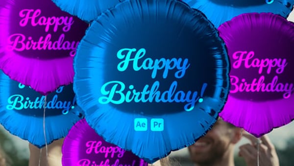 Balloons Transitions - Party Celebration Transition Effects Pack