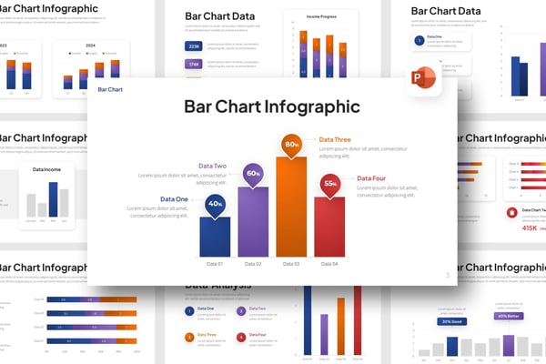 Bar Chart - Infographic Template