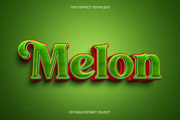 Melon Text Effect