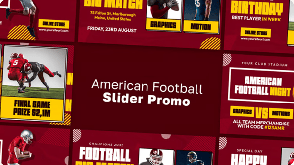 American Football Slide Promo
