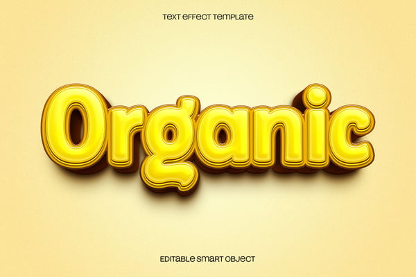 Organic Text Effect