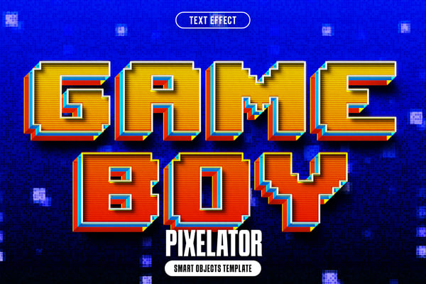 Pixelator Text Effect