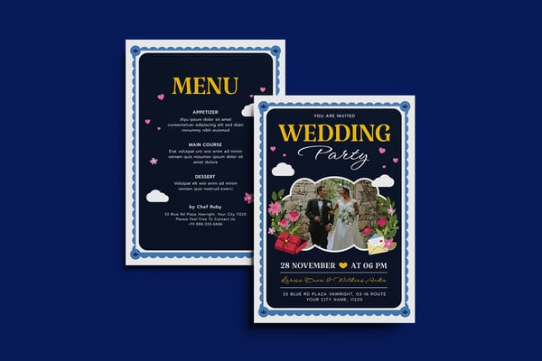 Katies Wedding Invitation Template