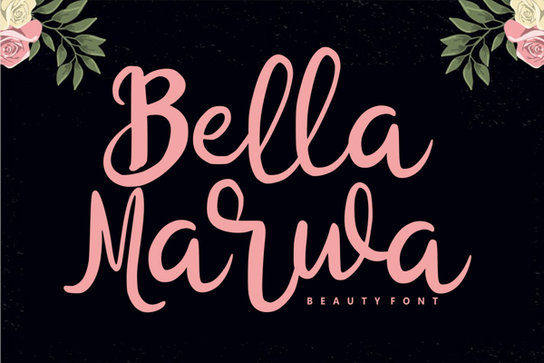 Free Bella Marwa - Beauty Font