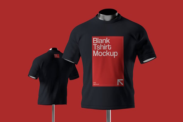 Blank T-Shirt Mockup