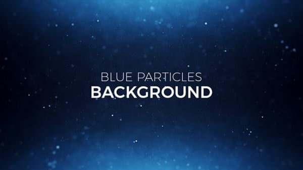 Blue Particles Background
