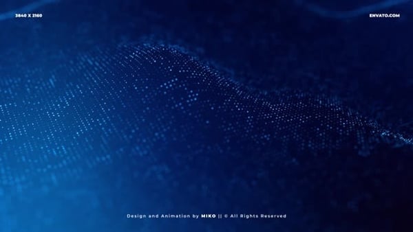 Blue Technology 2 Background 4K