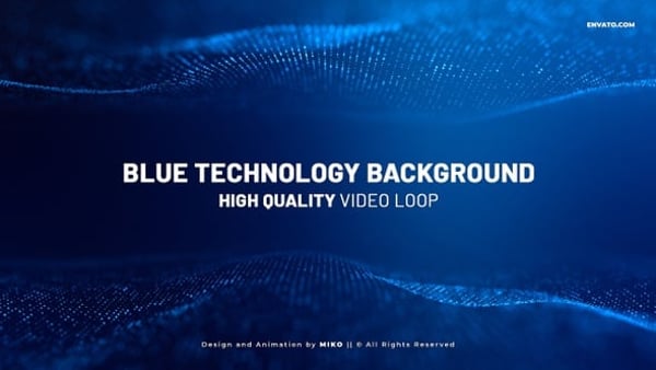 Blue Technology Background