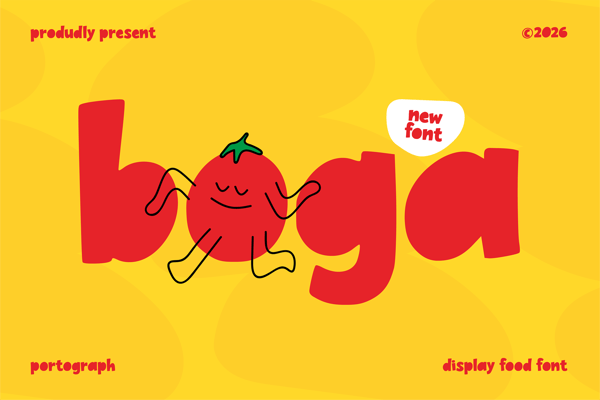 Boga - Food Font
