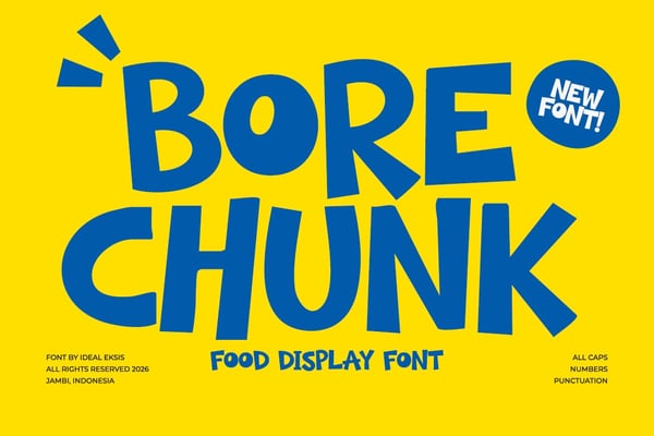Bore Chunk - Food Font