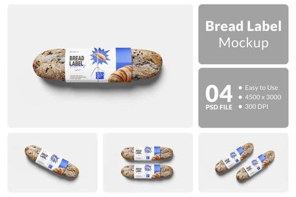 Bread Label Mockup