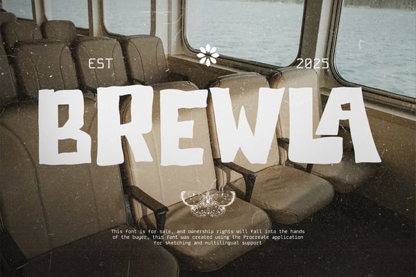 Brewla - Food Font